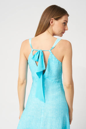 120% Lino Dress in Antigua