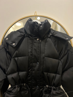 Berenice Gaia Puffa Coat in Black