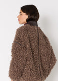 Berenice Gilian Faux Fur Jacket in Mocha
