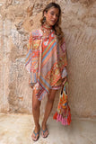 Never Fully Dressed Dolce Vita Cape Top in Multi