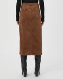 Paige Meadow Midi Skirt in Brown