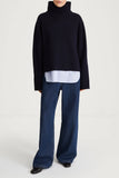 Style In Hilary Merino Sweater in Navy