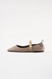 Souliers Martinez Flamenca in Taupe