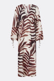 Malina Joseline Maxi Kaftan in Brown