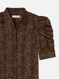 Frame Gillian Blouse in Leopard Print