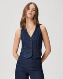 Paige Antonella Vest in Navy