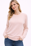 Jumper 1234 Distressed Crew in Powder