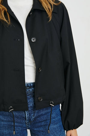 Rails North Twill Jkt in Black