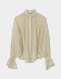 Day Birger Et Mikkelson Wayo Linen Top in Rice