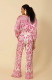 Hale Bob Frankie Charmeuse Pants in Pink