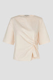 Second Female Arkai Drape Tee in Eggnog
