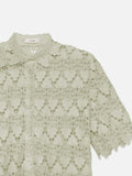 Frame The Lace Up Shirt in Mint