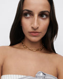 Pdpaola Loop Necklace in Gold