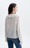 Vanessa Bruno Helea Blouse in Ecru