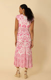 Hale Bob Alia Jersey Dress in Pink