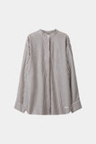 Style In Mandria Stripe Shirt in Brown