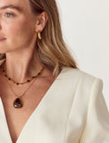 Talis Chains Rock Stone Pendant in Tigers Eye