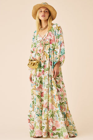 120% Lino Dress in Multi