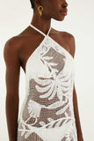 Farm Rio Midi Crochet Dress