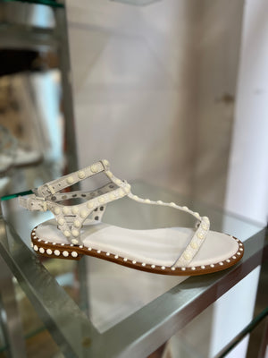 Ash Panic Bis Crokki Sandal in White