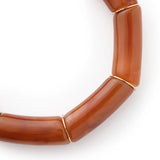 Vanessa Baroni Flex Bracelet in Cognac