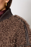 Berenice Gilian Faux Fur Jacket in Mocha