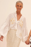 Sundress Stacy Blouse in in Gold