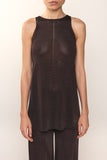 Vanessa Bruno Ember Top in Chocolate