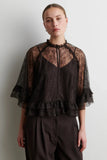 Second Female Sybell Lace Ruffle Blouse Demitasse