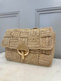 Vanessa Bruno Moon Raffia Handbag