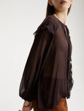 Marella Gela Blouse in Chocolate