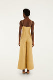 Farm Rio Flowered Jumpsuit in Sand