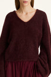 Style In Nemoli Sweater in Bordeaux