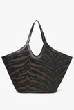 Day Et Zebra Work Tote in Coffee