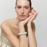 Vanessa Baroni Beads Flex Bracelet in Cloud