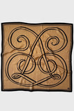 Le Scarf Wool Monogram Scarf in Cappuccino