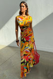 Never Fully Dressed Rio Asymetric Skirt in Multi