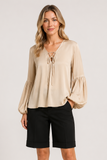Silk 95 Five Como Shirt in Bone