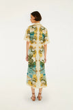 Farm Rio Royal Sea Midi Dress in Multi