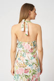 120% Lino Printed Dress in Multi