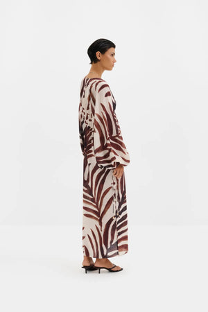 Malina Joseline Maxi Kaftan in Brown
