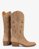 Penelope Chilvers Jolene Paloma Suede Boot in Almond