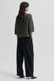 Second Female Andrea Short Sleeve Cardi in Beluga
