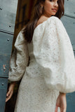 Sundress Violette Long Dress in White