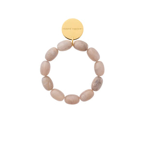 Vanessa Baroni Olive Flex Bracelet in Biancone Marble