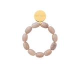 Vanessa Baroni Olive Flex Bracelet in Biancone Marble