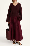 Style In Nemoli Sweater in Bordeaux