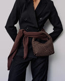 Day Et Braiding Small Bag in Coffee