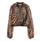 Devotion Salt Blouse in Animal Print