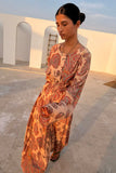 Never Fully Dressed Paisley Anna Top in Brown